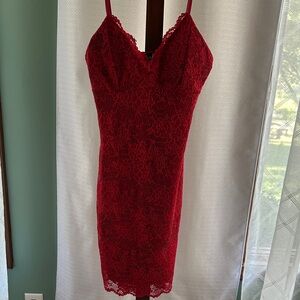 Windsor Scarlet Lace Dress